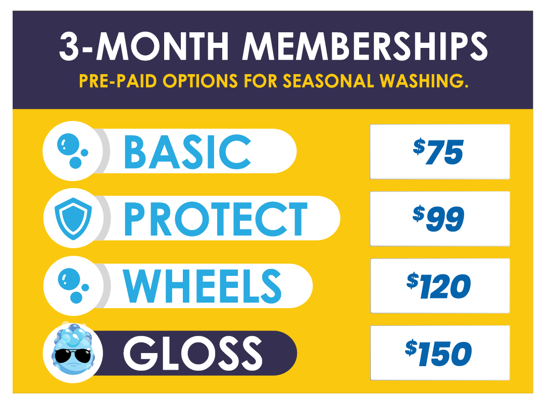 3-Month Membership Levels